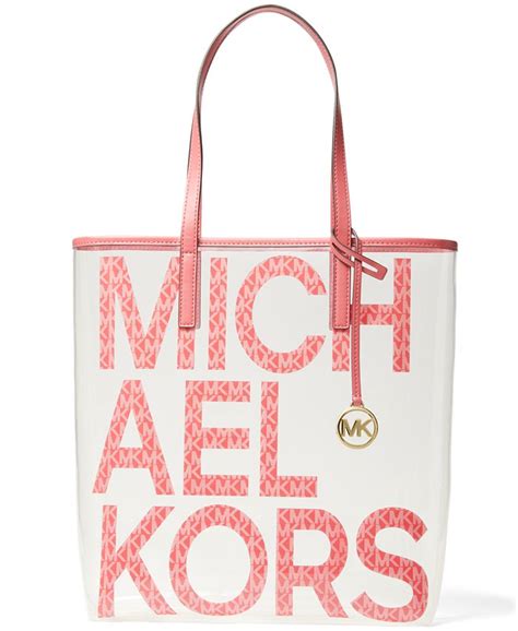 clear michael kors tote.